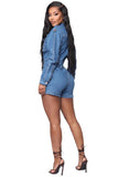 Cargo Denim Romper